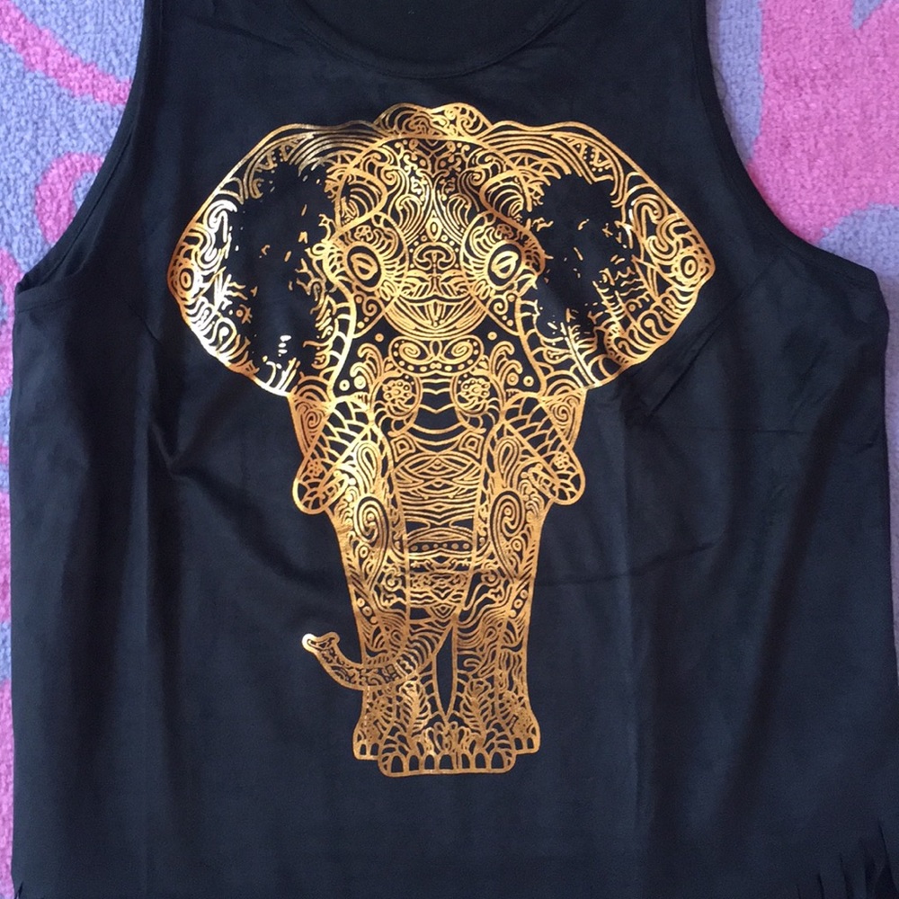 Elephant Fringe Top - Picture 3 of 5